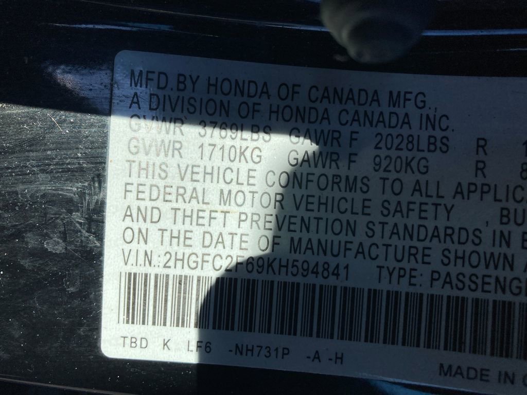 Used 2019 Honda Civic LX image 40