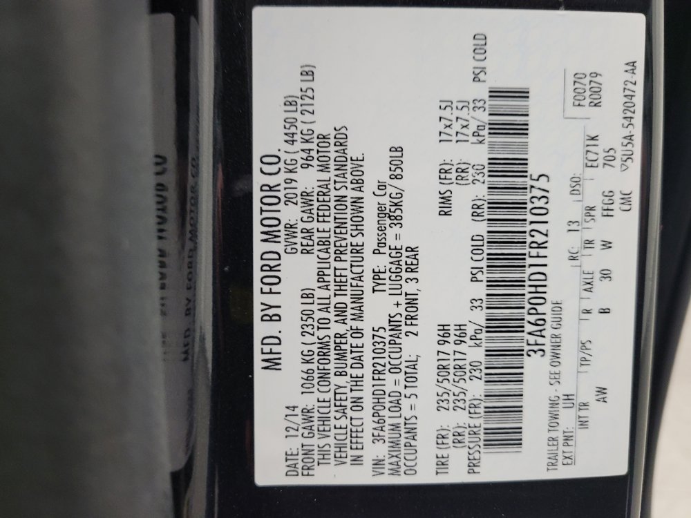 Used 2015 Ford Fusion SE FWD image 33