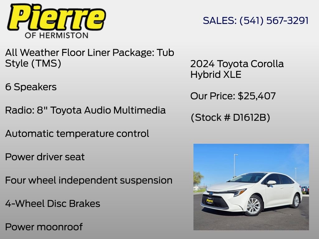 Used 2024 Toyota Corolla XLE image 6