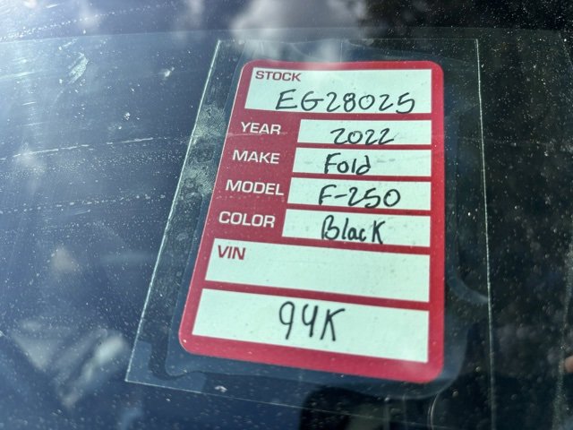 Used 2022 Ford F250 Lariat w/ Black Appearance Package image 10