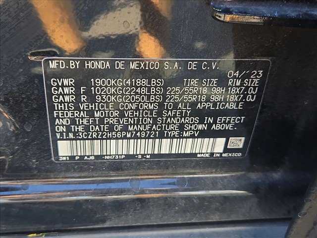 Certified 2023 Honda HR-V Sport image 22