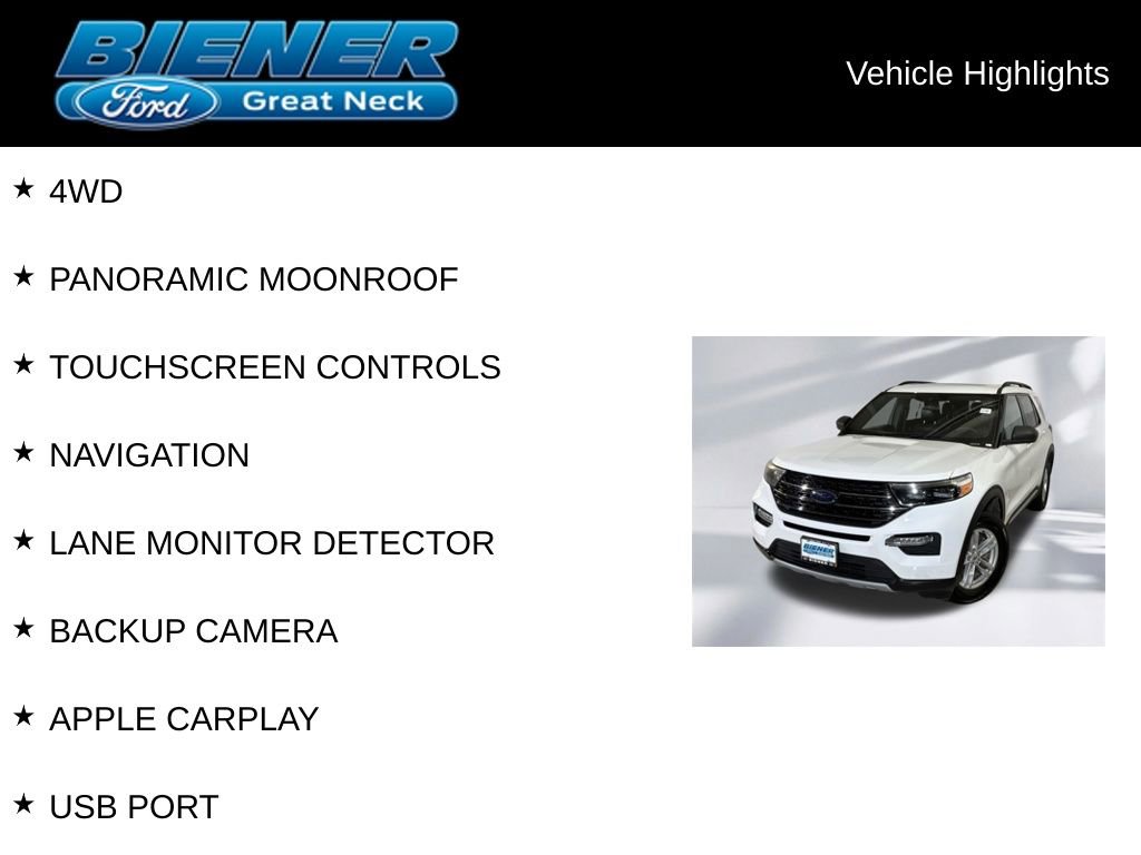 Used 2020 Ford Explorer XLT w/ Equipment Group 202A AWD/4WD image 9
