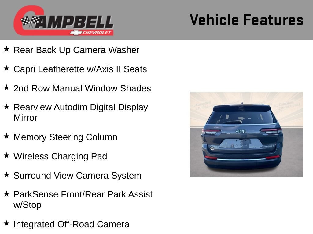 Used 2024 Jeep Grand Cherokee L Limited w/ Luxury Tech Group II image 21