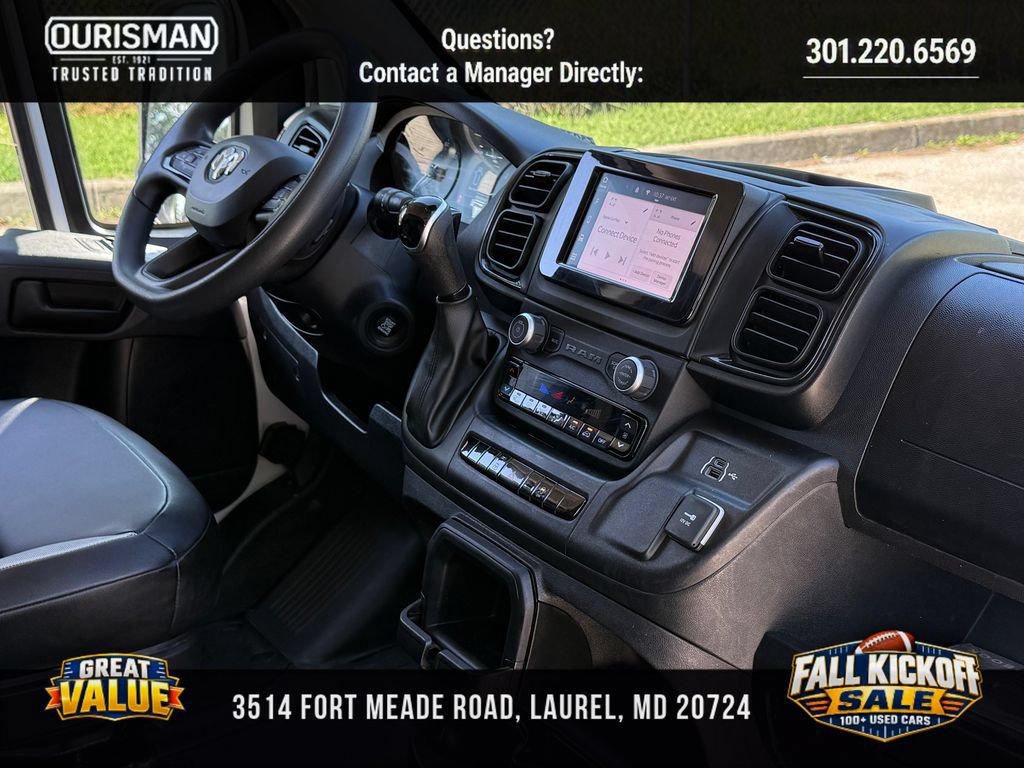 Used 2025 RAM ProMaster 2500 w/ Convenience Group FWD image 10