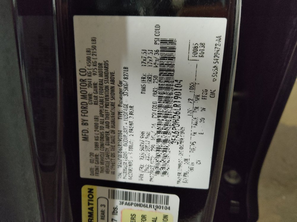 Used 2020 Ford Fusion SE FWD image 33