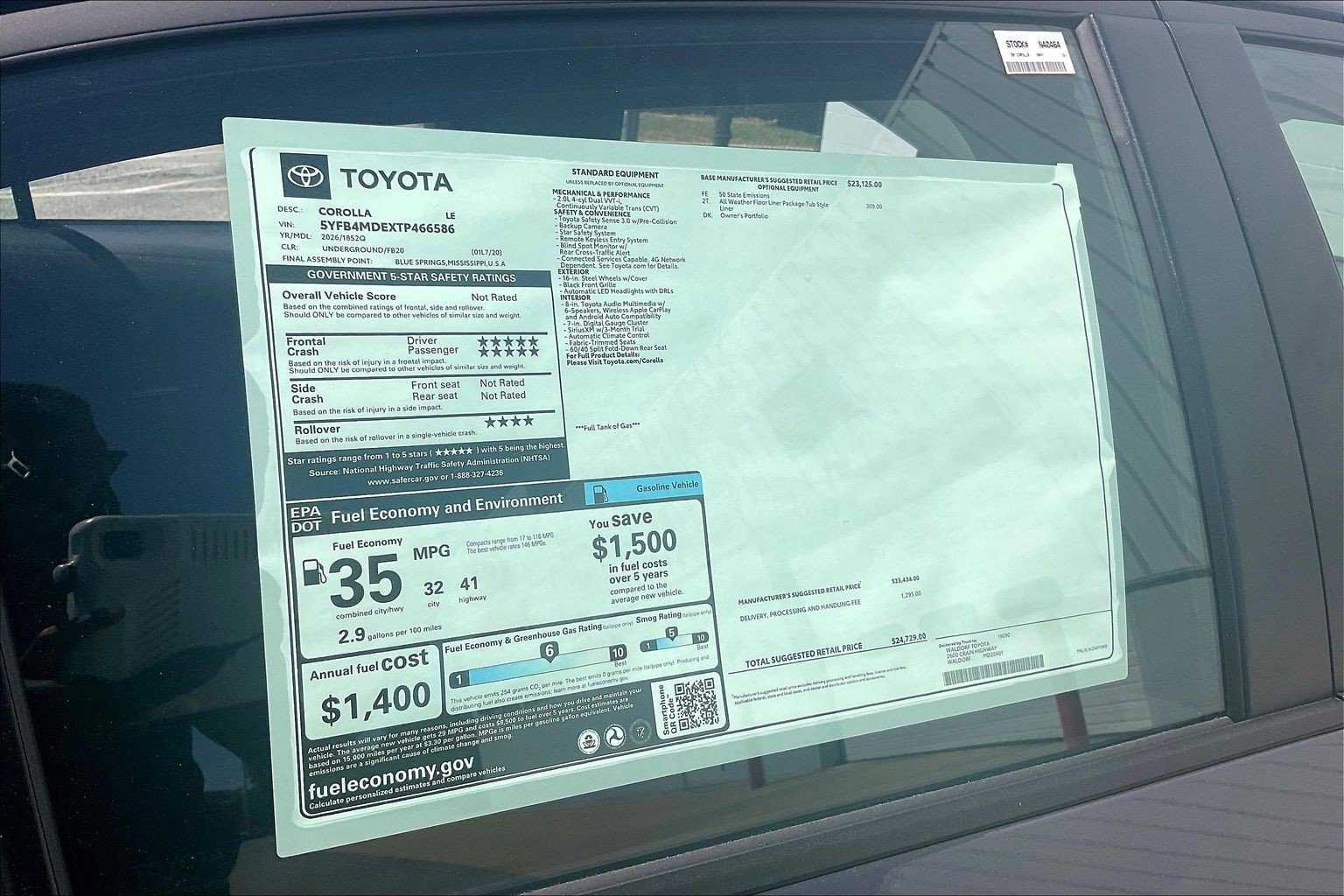 New 2026 Toyota Corolla LE FWD image 18