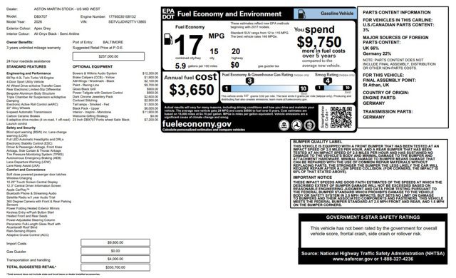 New 2026 Aston Martin DBX 707 image 25