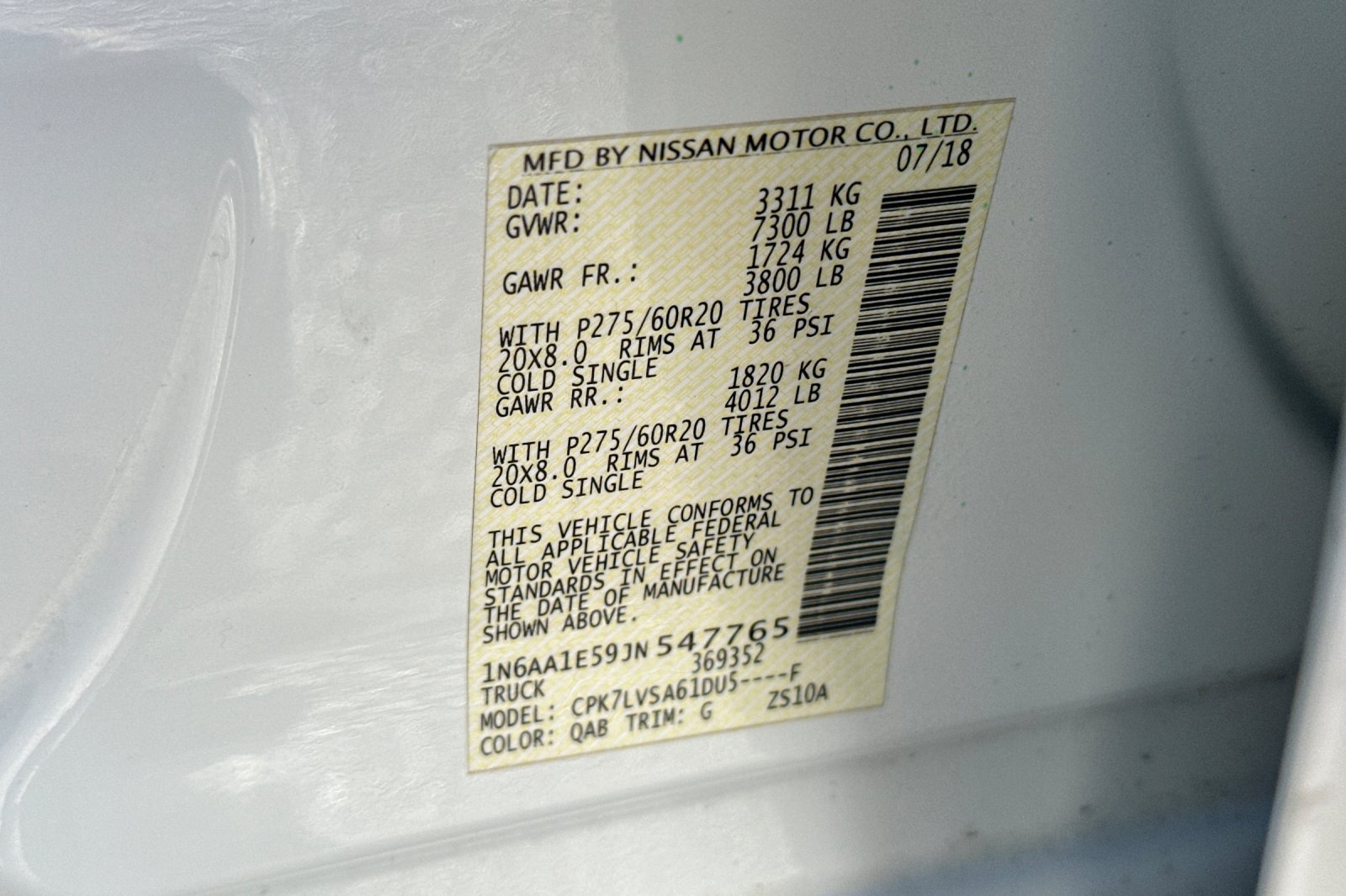 Used 2018 Nissan Titan SL AWD/4WD image 26