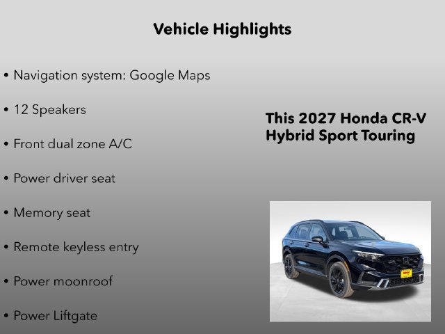 New 2027 Honda CR-V Sport Touring image 31