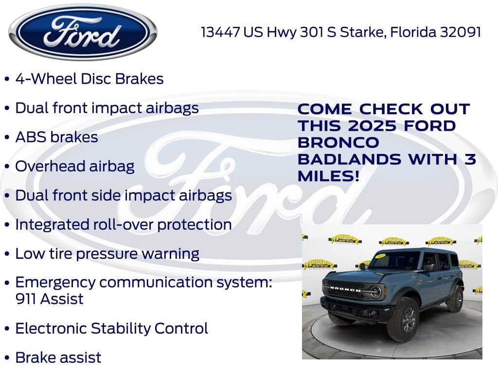 New 2025 Ford Bronco Badlands AWD/4WD image 30