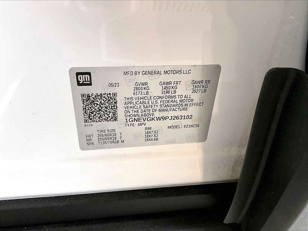 Used 2023 Chevrolet Traverse LT w/ LPO, Floor Liner Package AWD/4WD image 37