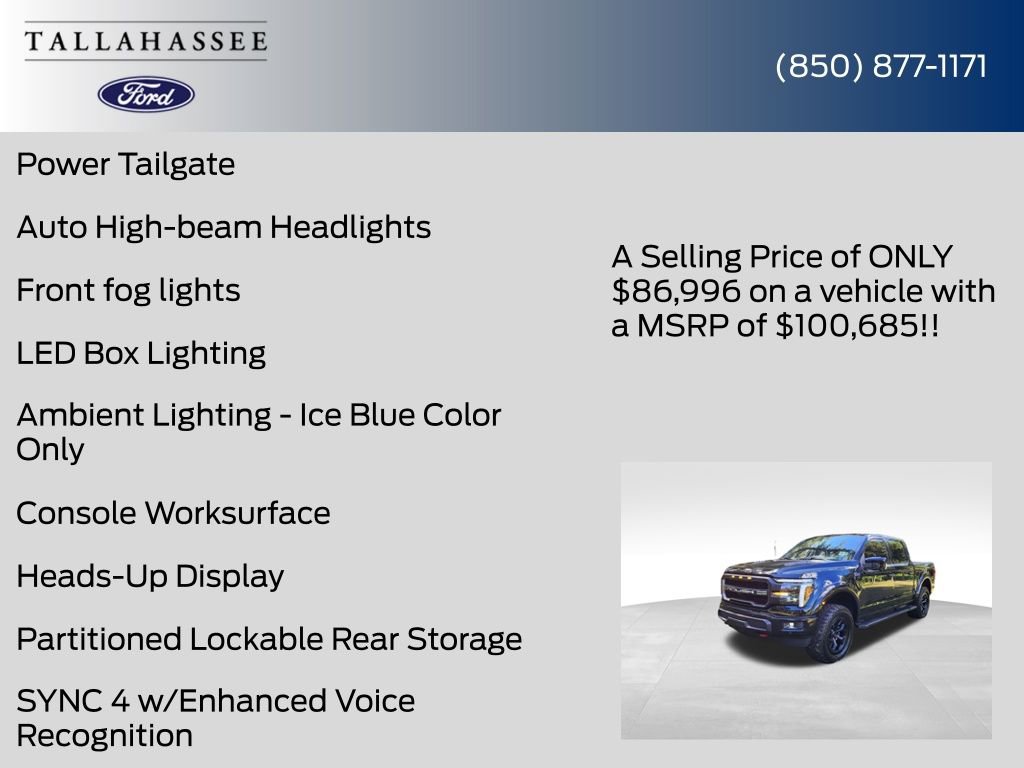 New 2025 Ford F150 Lariat w/ Equipment Group 502A High image 66