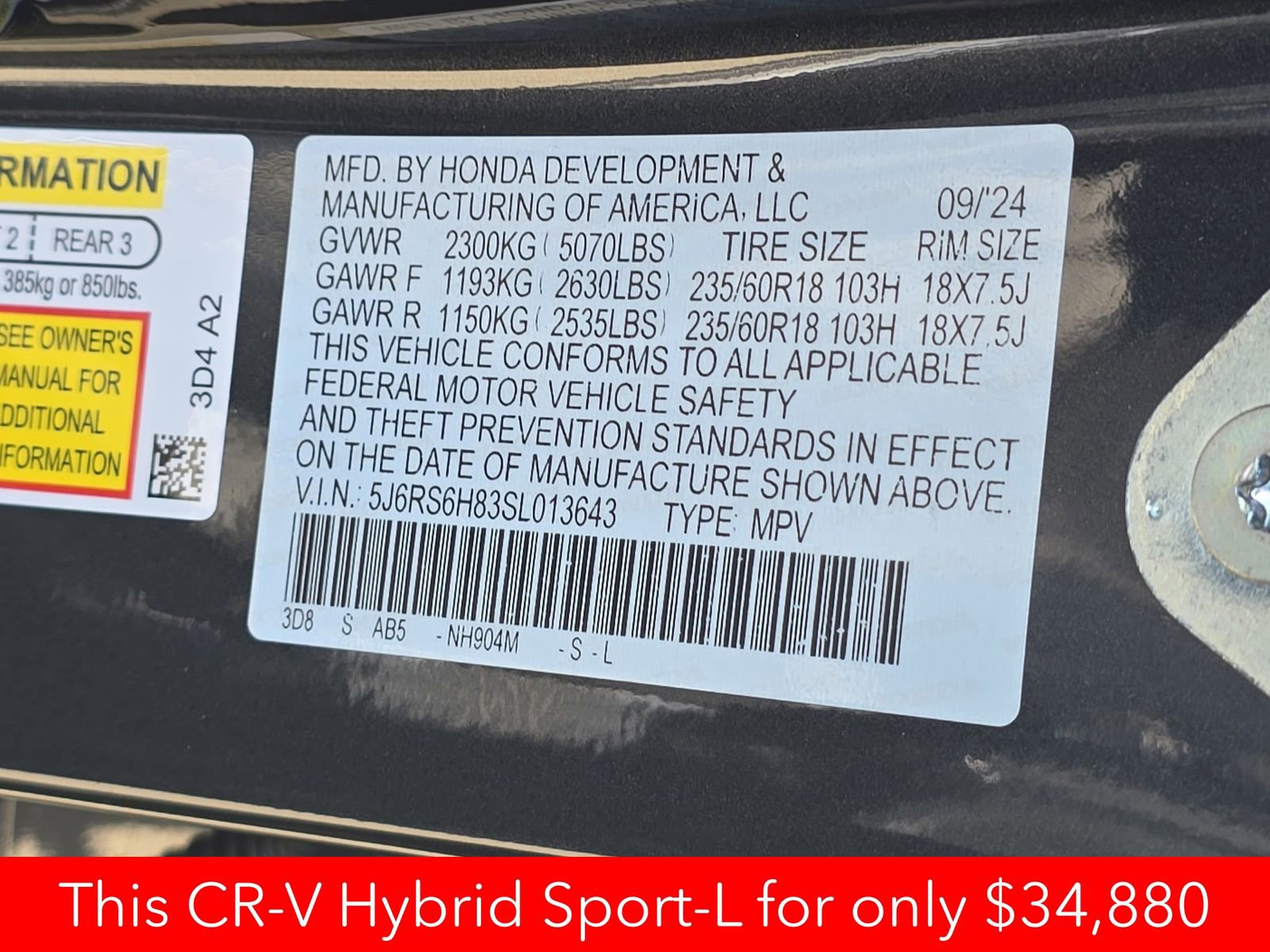 Used 2025 Honda CR-V Sport-L image 44