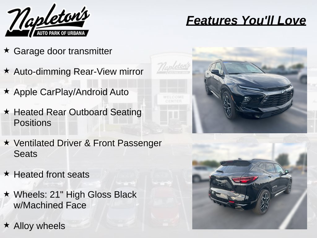 Used 2024 Chevrolet Blazer RS w/ Driver Confidence II Package FWD image 9
