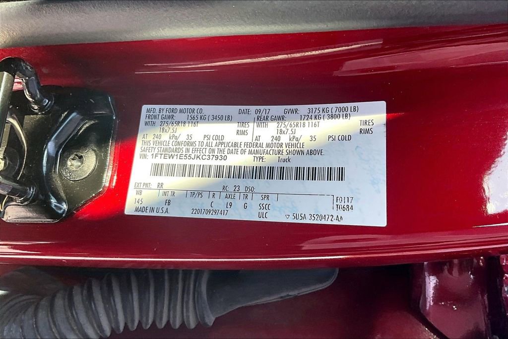 Used 2018 Ford F150 XLT w/ Equipment Group 302A Luxury image 6