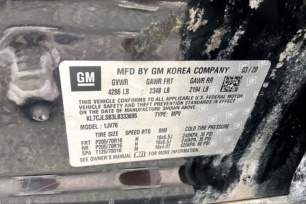 Used 2020 Chevrolet Trax LT w/ LT Convenience Package FWD image 43