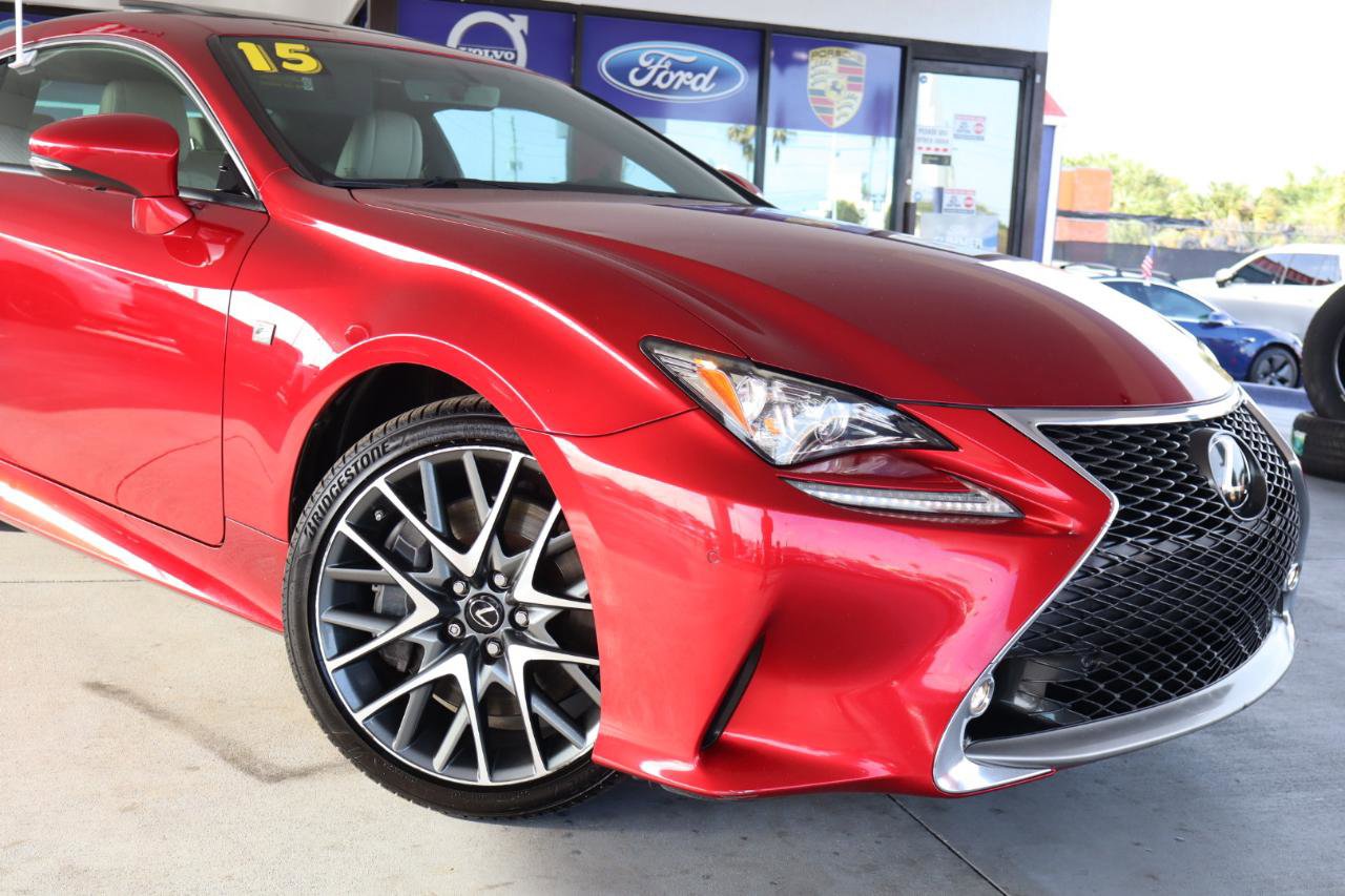 Used 2015 Lexus RC 350 w/ F Sport w/Summer Tires RWD image 2