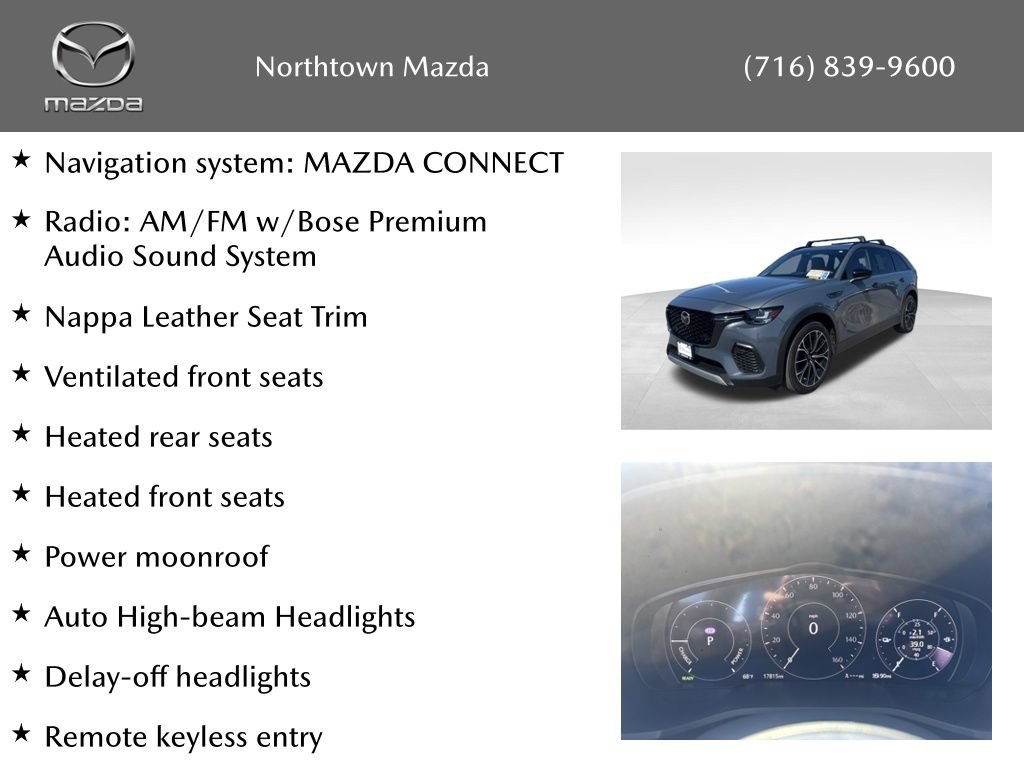 Used 2025 MAZDA CX-70 Plug-In Hybrid w/ Premium Plus AWD/4WD image 2