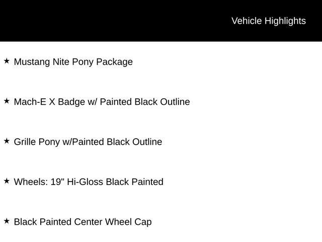 Used 2023 Ford Mustang Mach-E Premium w/ Mustang Nite Pony Package RWD image 7