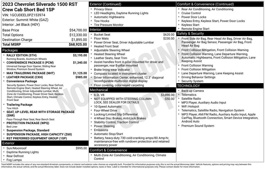 Used 2023 Chevrolet Silverado 1500 RST w/ Rally Edition AWD/4WD image 5