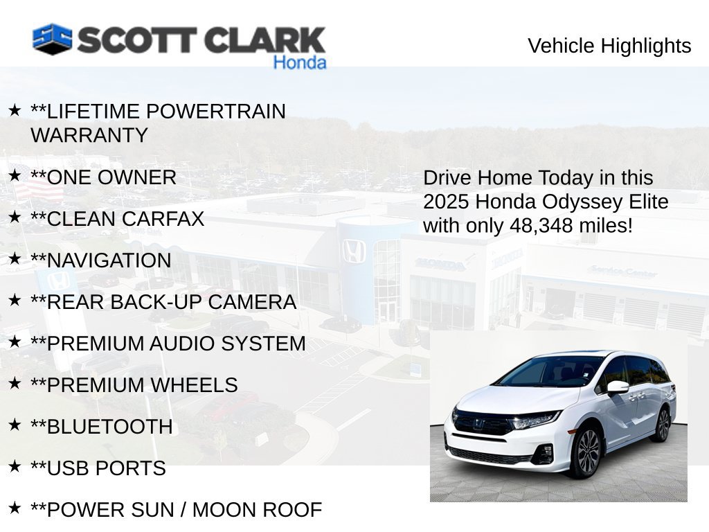 Used 2025 Honda Odyssey Elite image 11