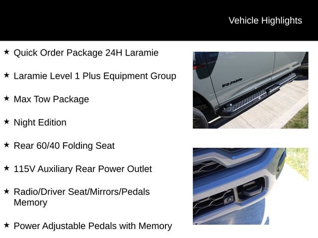 New 2026 RAM 3500 Laramie w/ Night Edition AWD/4WD image 3