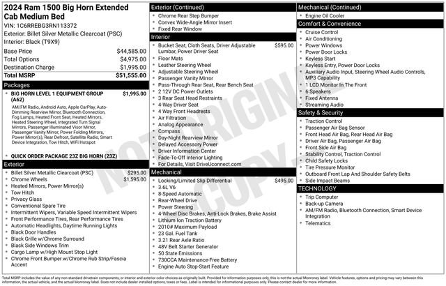 Used 2024 RAM 1500 Big Horn RWD image 6