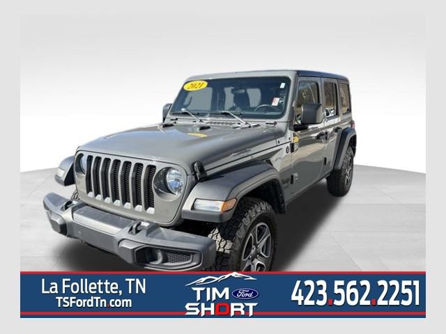 Used 2021 Jeep Wrangler Unlimited Sport video 1