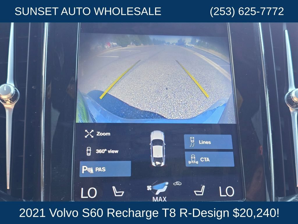 Used 2021 Volvo S60 T8 R-Design w/ Climate Package AWD/4WD image 38