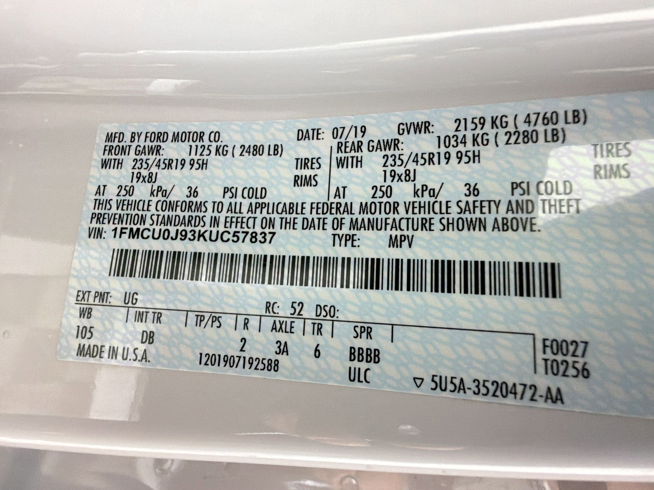 Used 2019 Ford Escape Titanium image 20