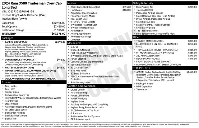 Used 2024 RAM 3500 Tradesman w/ Safety Group image 31