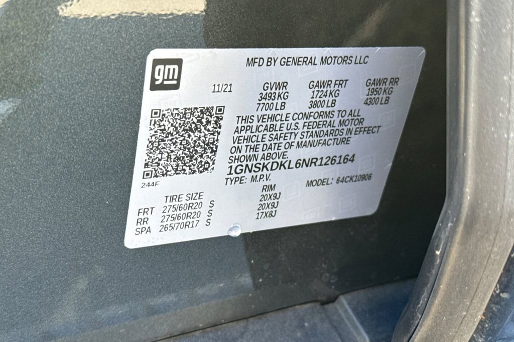 Used 2022 Chevrolet Suburban Z71 w/ Off-Road Capability Package image 41