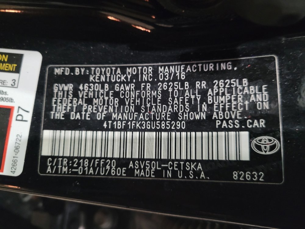 Used 2016 Toyota Camry SE image 33