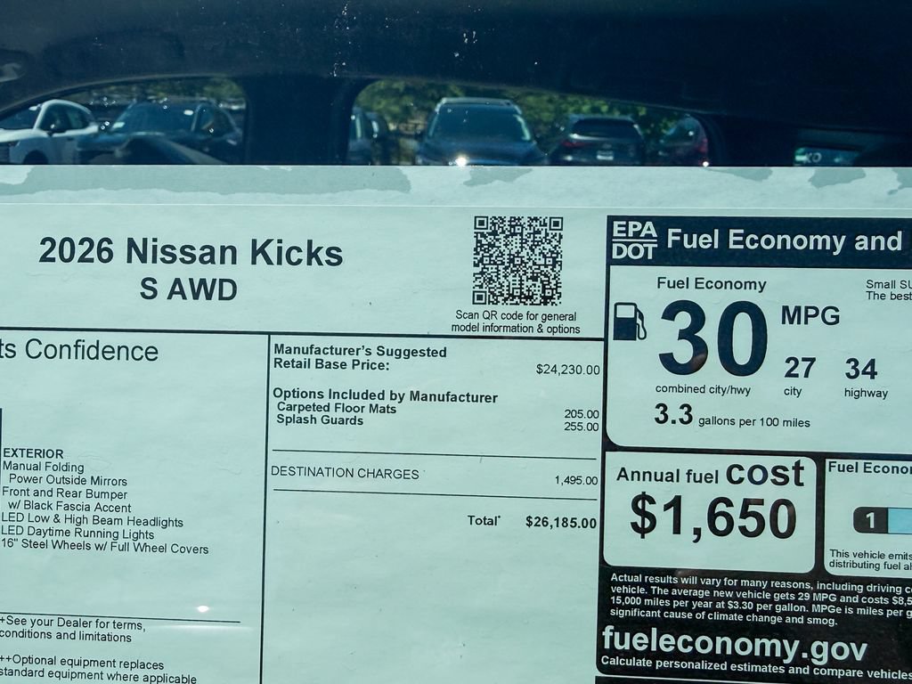 New 2026 Nissan Kicks S AWD/4WD image 29