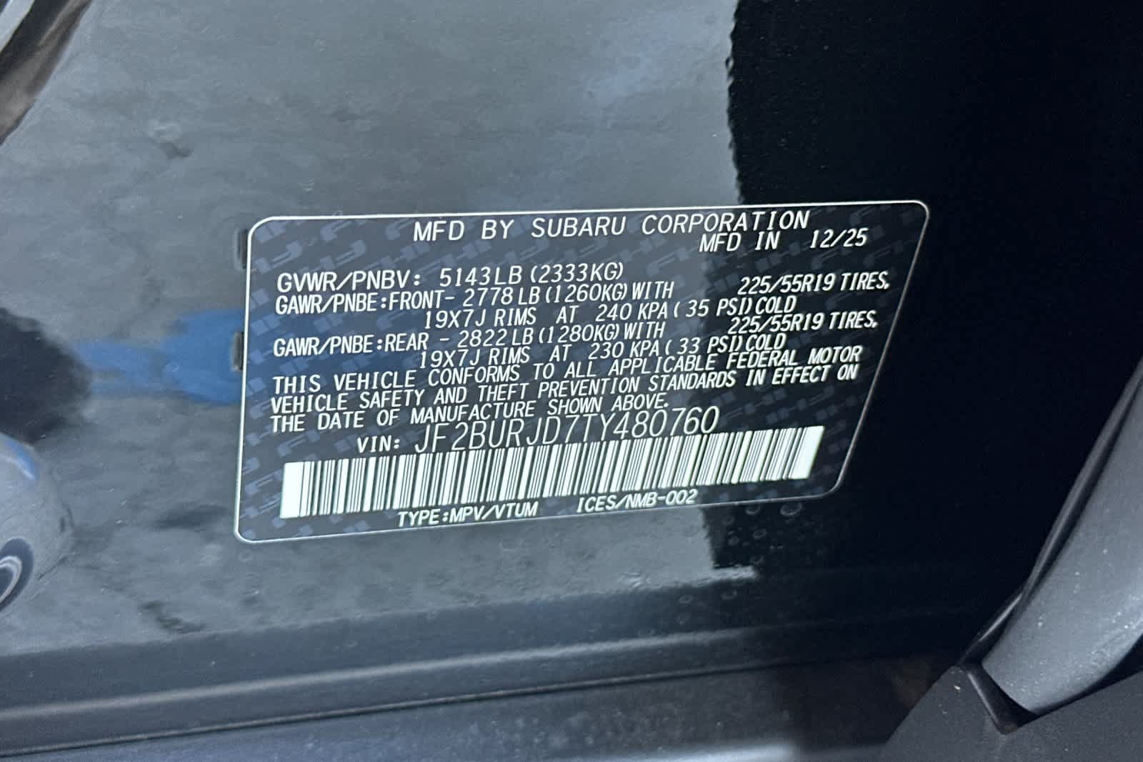 New 2026 Subaru Outback Touring XT AWD/4WD image 35