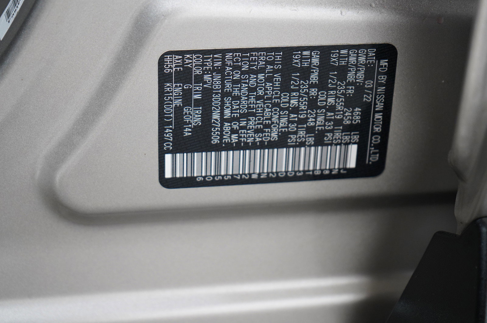 Used 2022 Nissan Rogue Platinum w/ Head-Up Display Package image 30