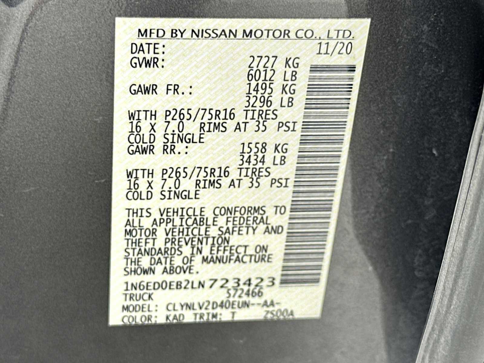 Used 2020 Nissan Frontier PRO-4X w/ Pro-4x Utility Package AWD/4WD image 27