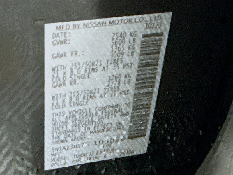 New 2026 Nissan Murano Platinum w/ Cargo Package image 34