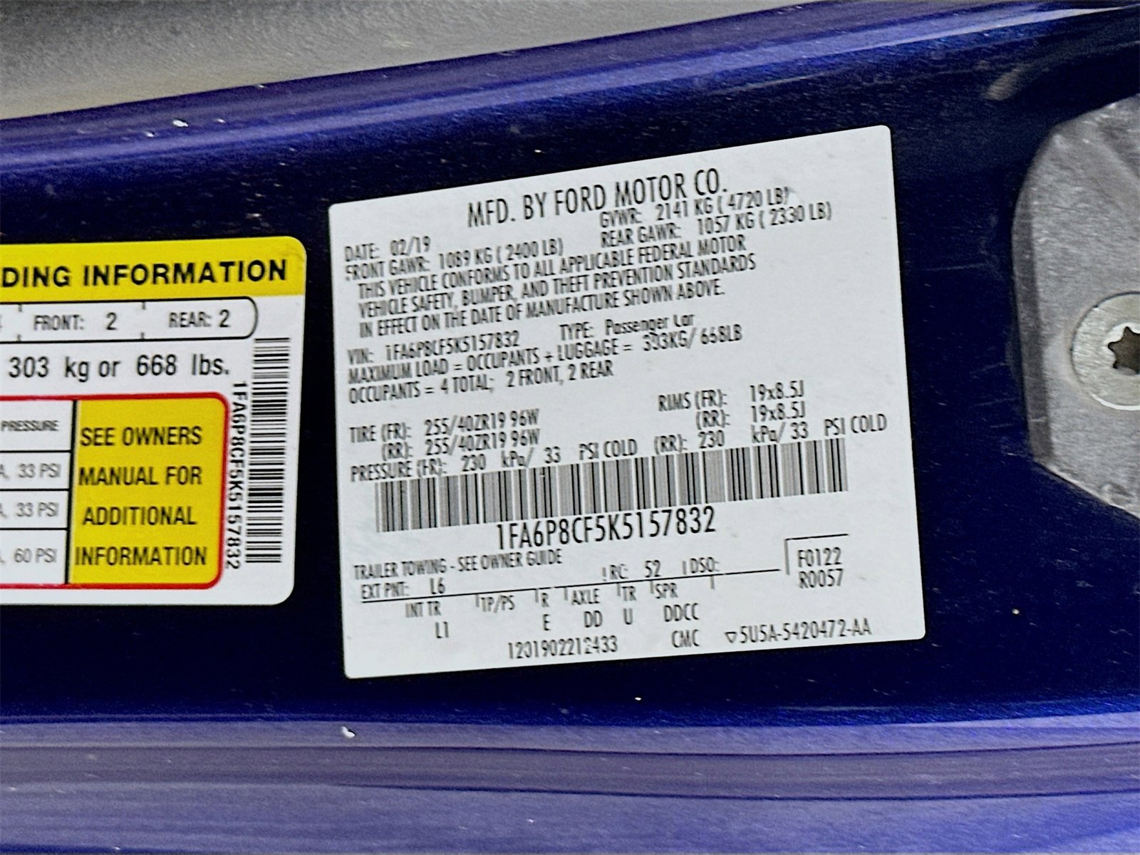 Used 2019 Ford Mustang GT Premium w/ California Special Package image 30