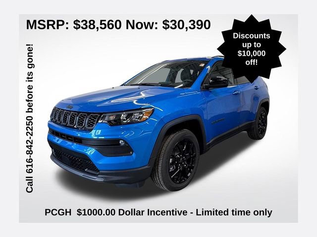 New 2026 Jeep Compass Latitude w/ Quick Order Package 29K