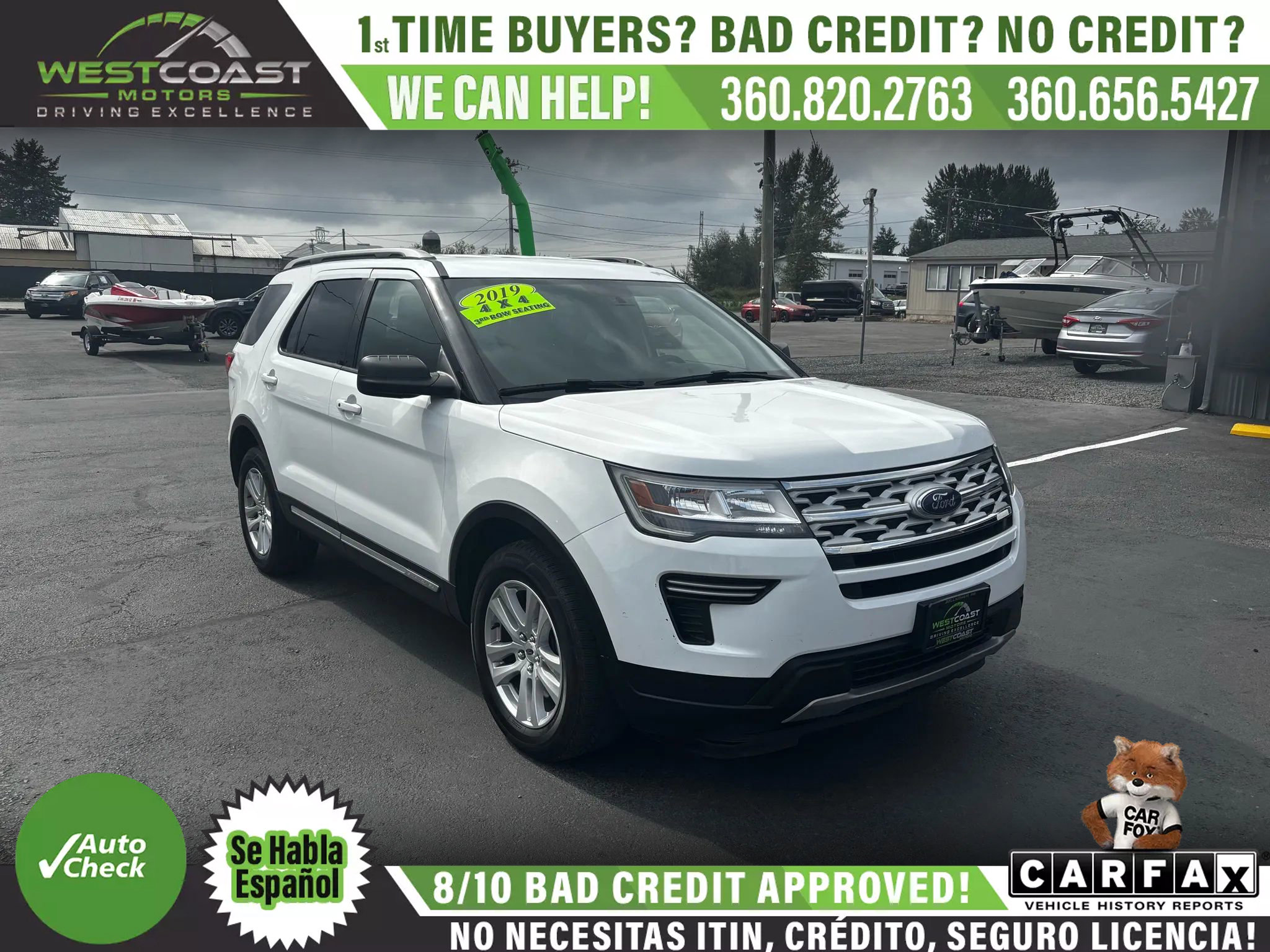 Used 2019 Ford Explorer XLT w/ Class III Trailer Tow Package image 1