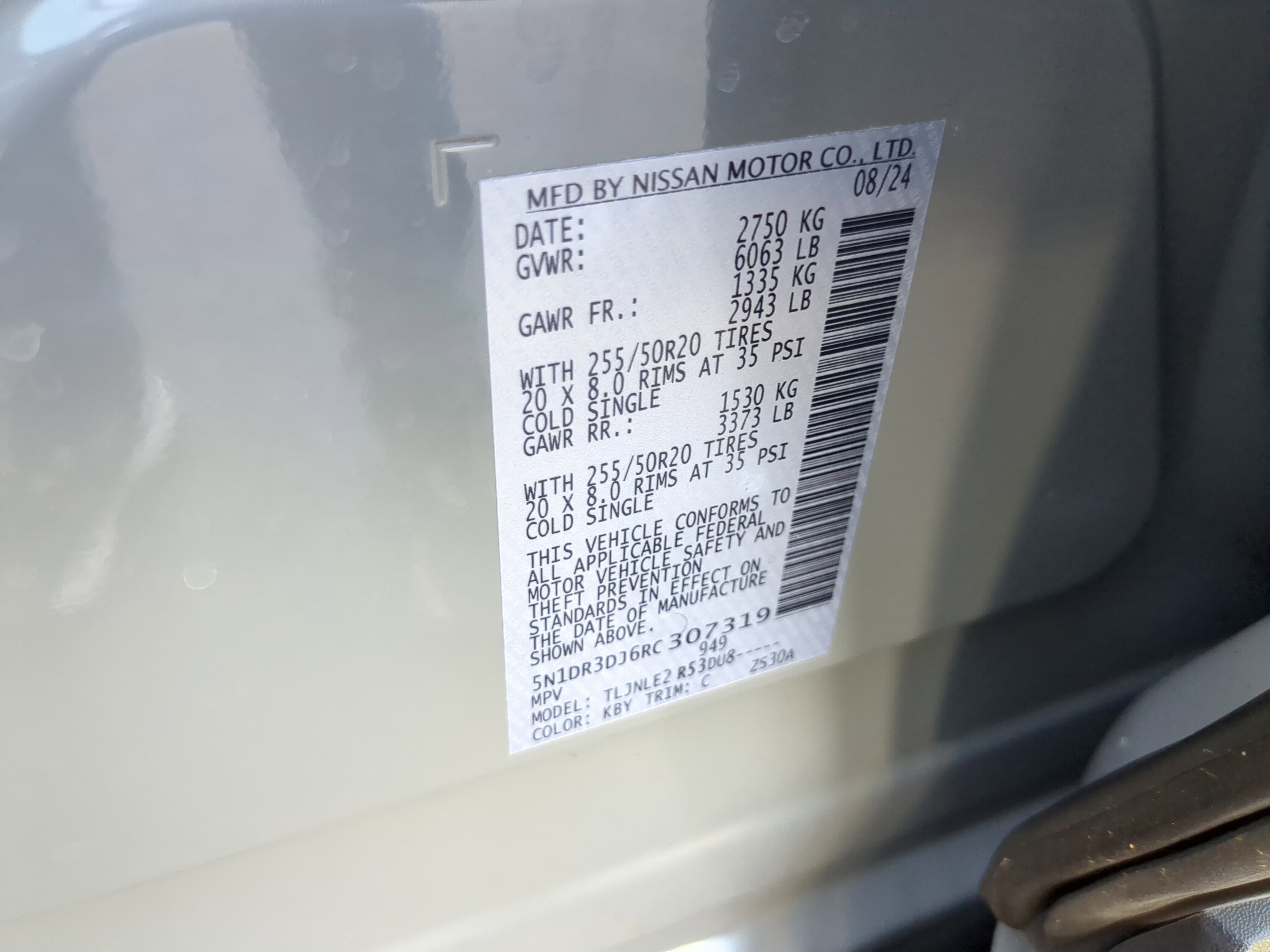 Used 2024 Nissan Pathfinder Platinum w/ Cargo Package image 33