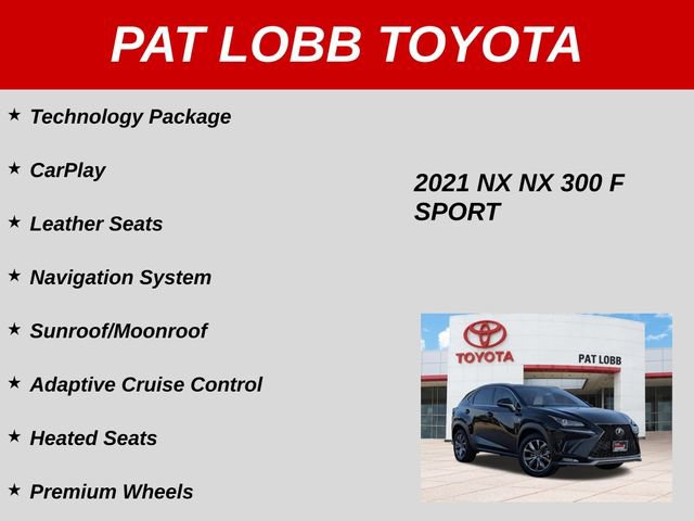 Used 2021 Lexus NX 300 F Sport w/ F Sport Premium Package FWD image 41