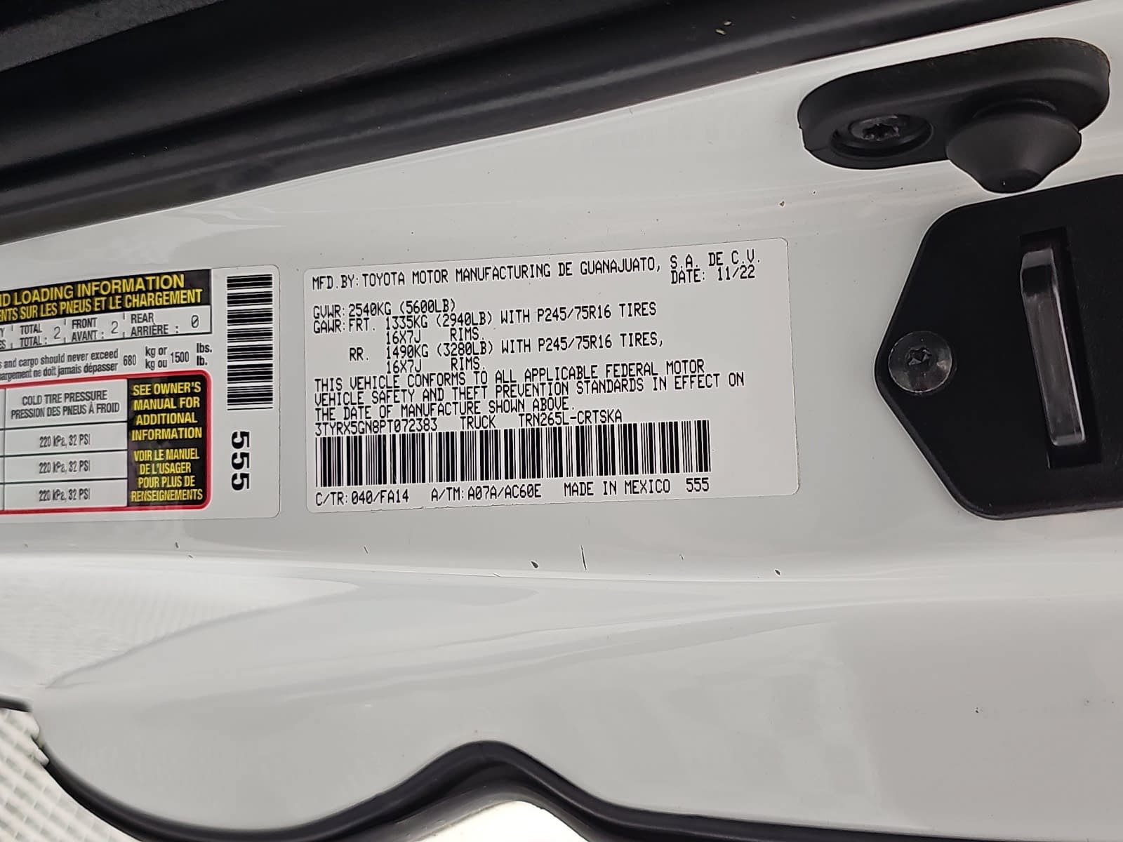 Used 2023 Toyota Tacoma SR RWD image 28