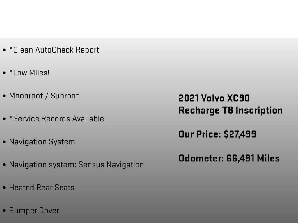 Used 2021 Volvo XC90 T8 Inscription w/ Advanced Package AWD/4WD image 24