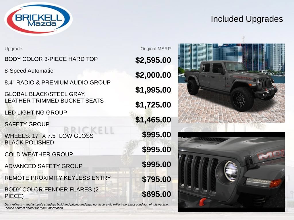 Used 2021 Jeep Gladiator Mojave AWD/4WD image 13