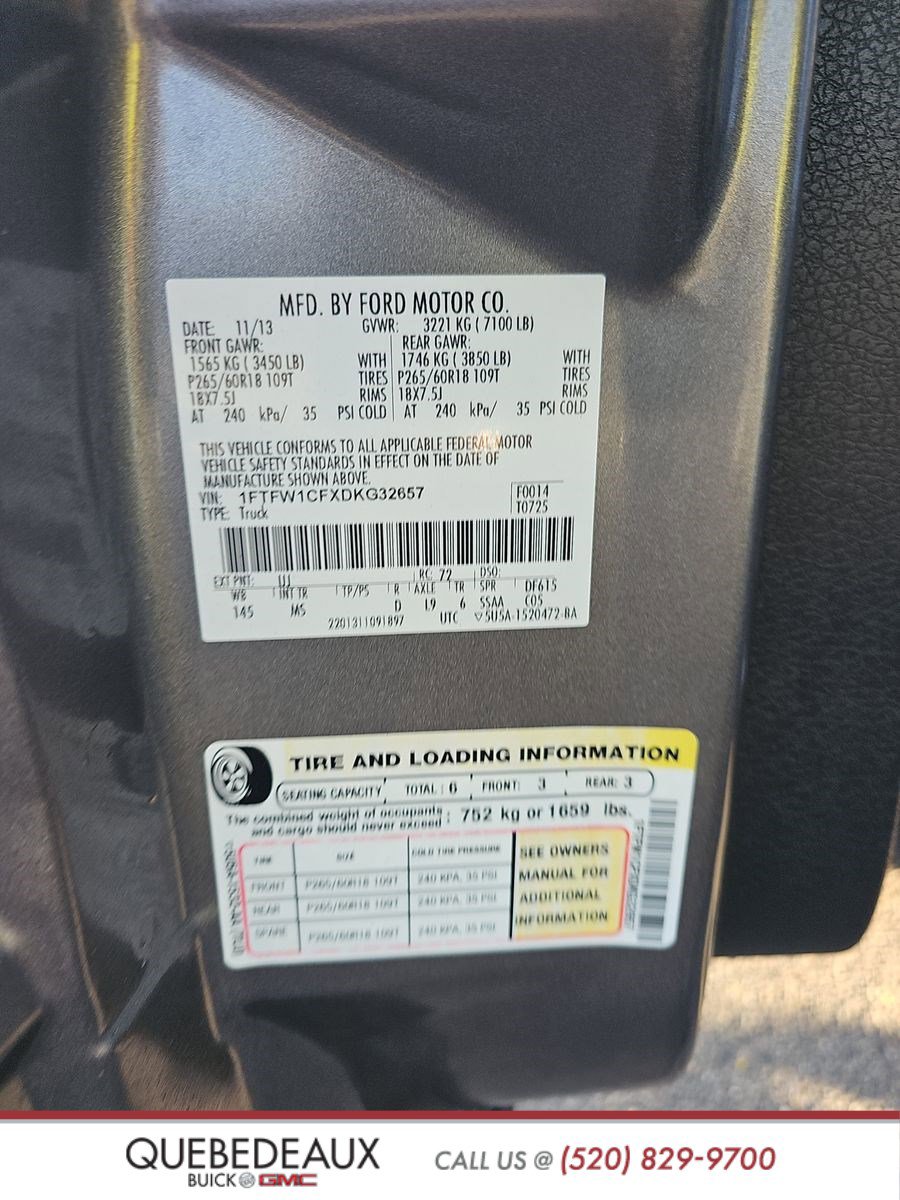 Used 2013 Ford F150 XLT w/ XLT Chrome Pkg image 14