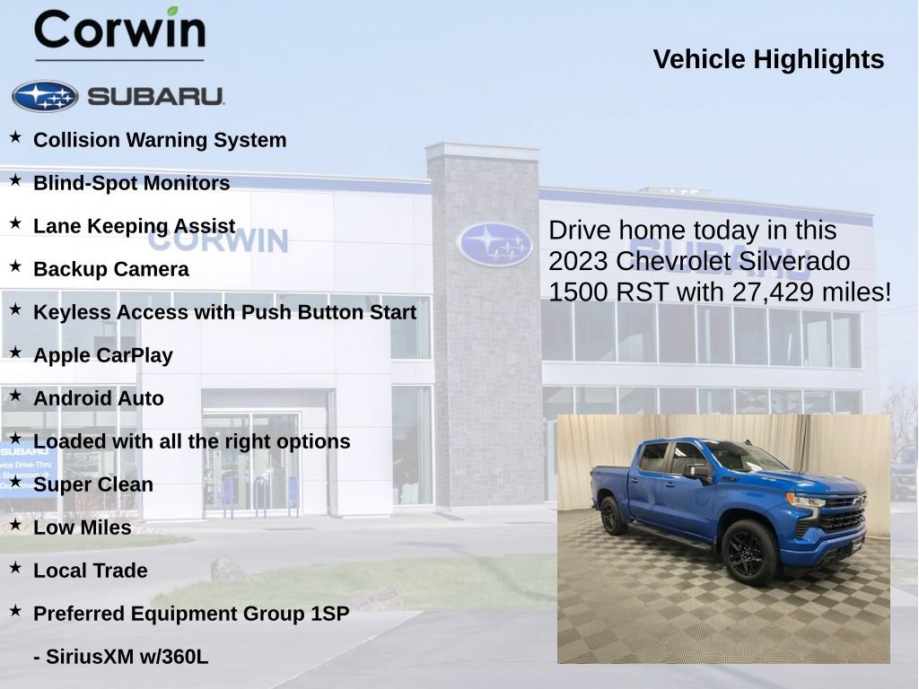 Used 2023 Chevrolet Silverado 1500 RST w/ All Star Edition Plus AWD/4WD image 6