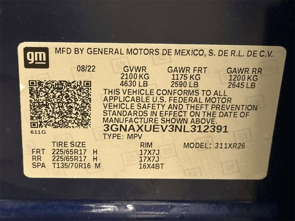 Used 2022 Chevrolet Equinox LT image 30