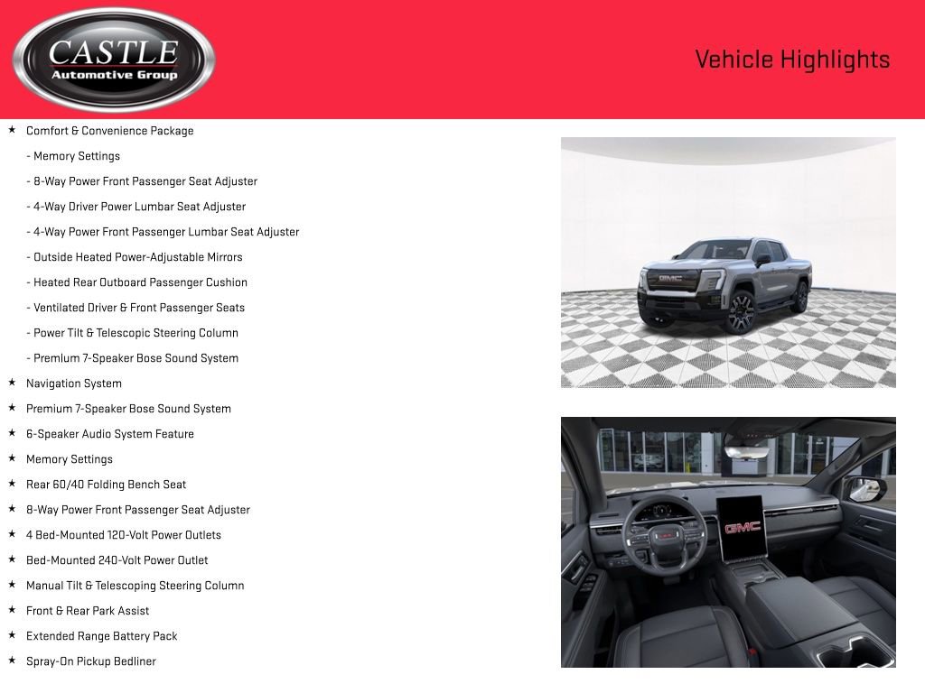 New 2026 GMC Sierra EV Elevation w/ Premium Package image 7